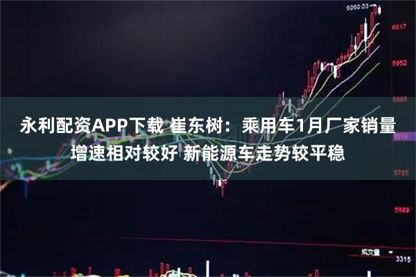 永利配资APP下载 崔东树：乘用车1月厂家销量增速相对较好 新能源车走势较平稳